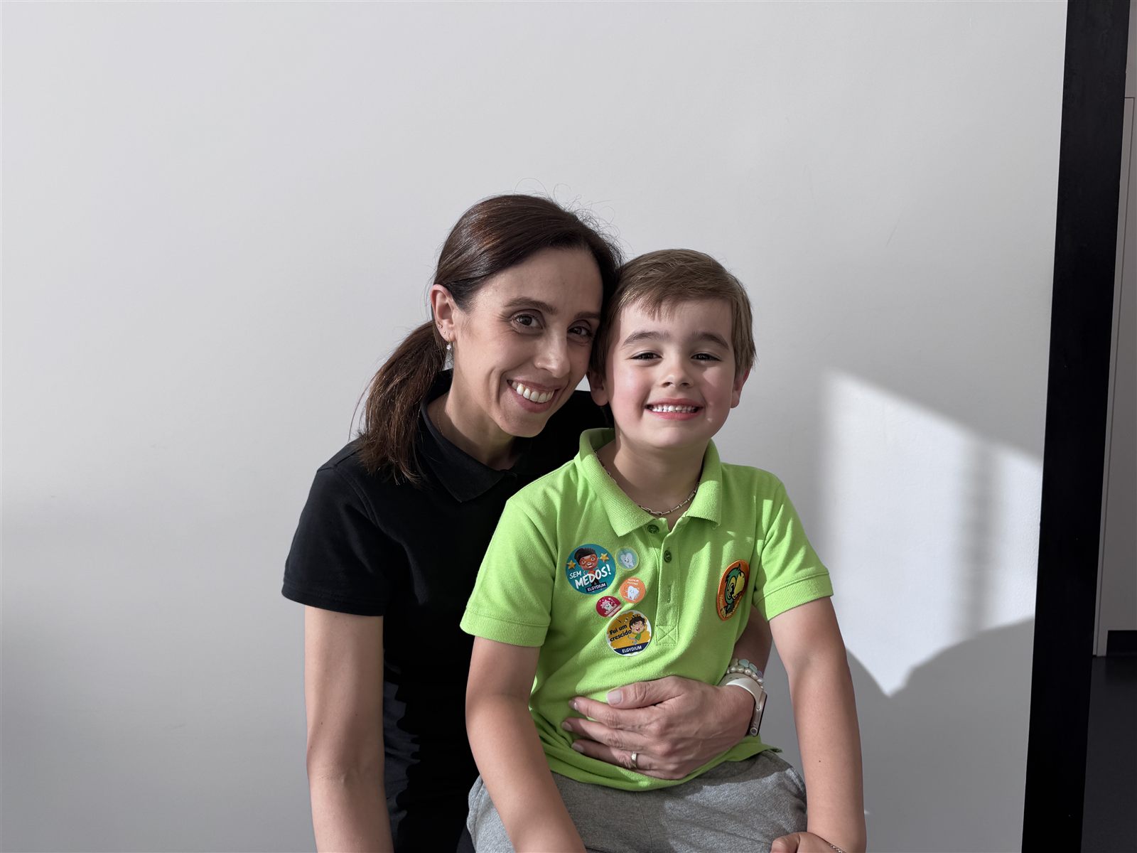 Consulta de odontopediatria na Clínica Pedral.